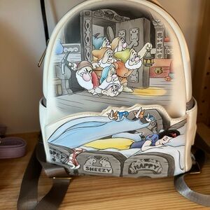 Loungefly Snow White and the Seven Dwarfs Backpack - Multicolor